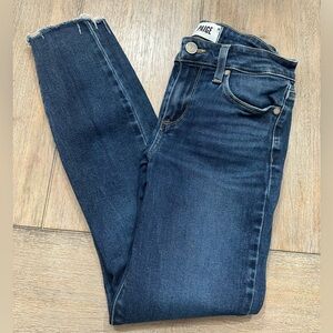 Paige Women's Verdugo Ankle Darton Distressed Skinny Jeans | Size 26